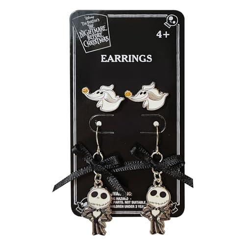 Jack Skellington Gothic Jewelry: 2 Hypoallergenic Earrings...