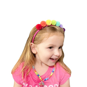 LUV HER Kids' Trolls World Tour Accessory Set for Girls - Jewelry Kit for Birthday Gifts, Party Favors, Play Accessories - Necklace, Bracelet, Ring, Headband, For Ages 3 years and Up - LuvHer Shop