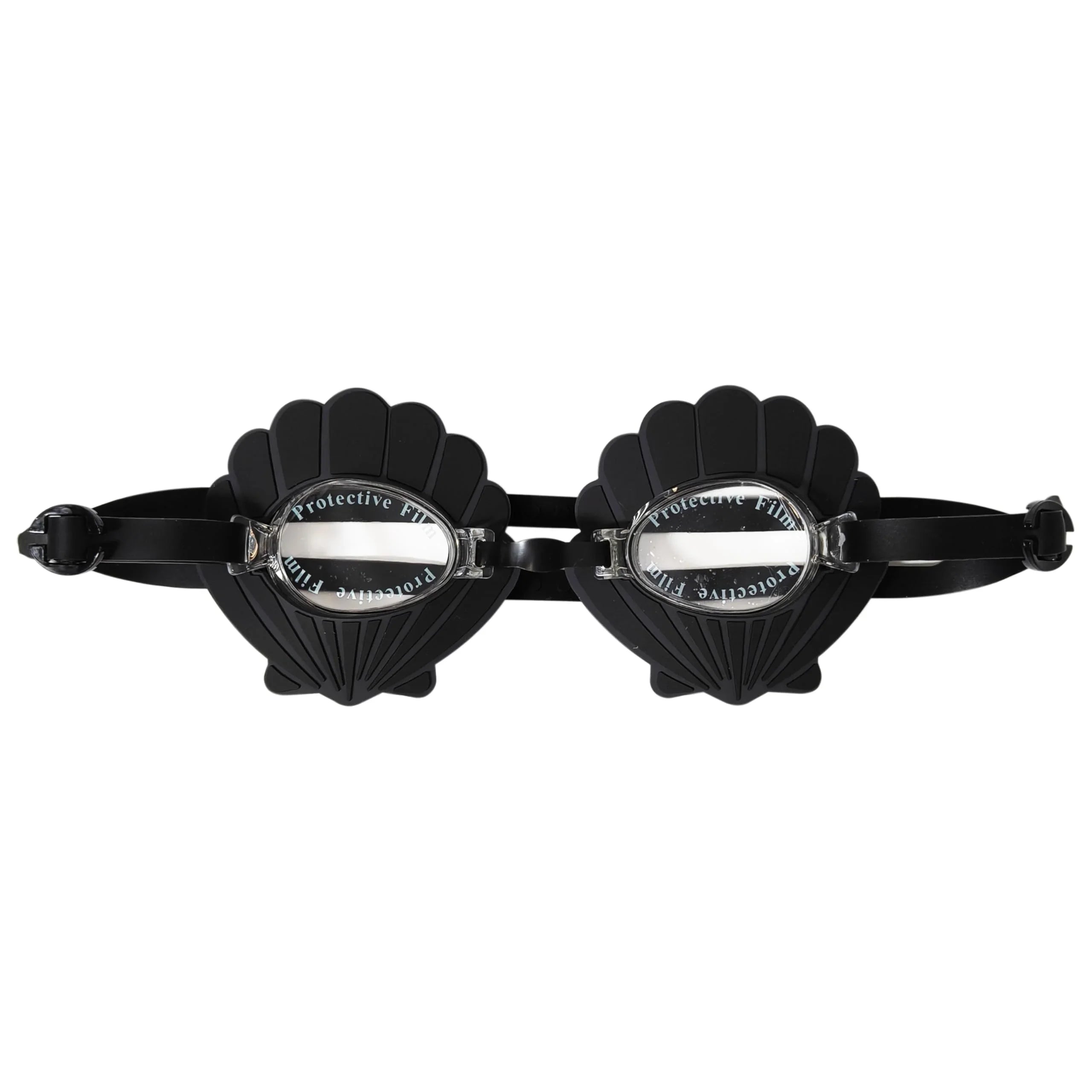 Black Seashell Youth Swim Goggles