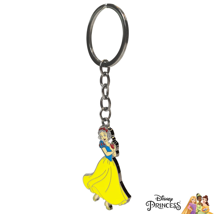 LUV HER Disney Themed Keychain - Metal, Durable, Lightweight, Disney Princesses Character Charm Snow White Keychain, Ages 3+ - LuvHer Shop