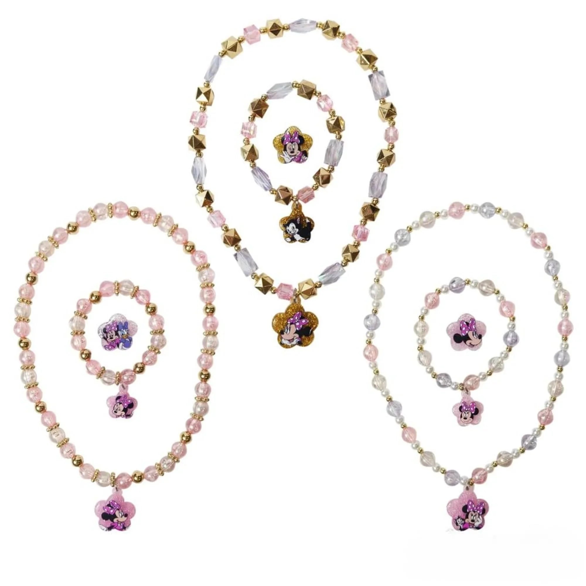 Disney Minnie Girl's Jewelry Set - Dress up 9 Piece Toy...