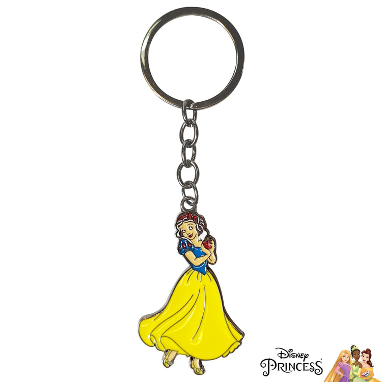 LUV HER Disney Themed Keychain - Metal, Durable, Lightweight, Disney Princesses Character Charm Snow White Keychain, Ages 3+ - LuvHer Shop