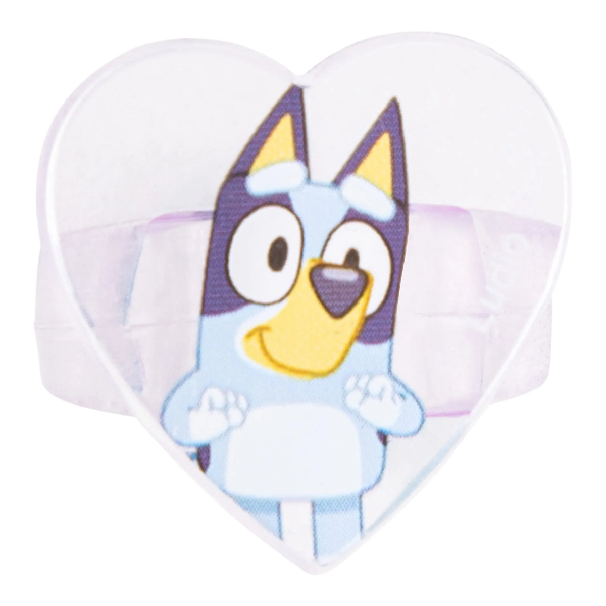 Bluey heart-shaped ring for girls featuring Bluey character, LuvHer Shop accessory