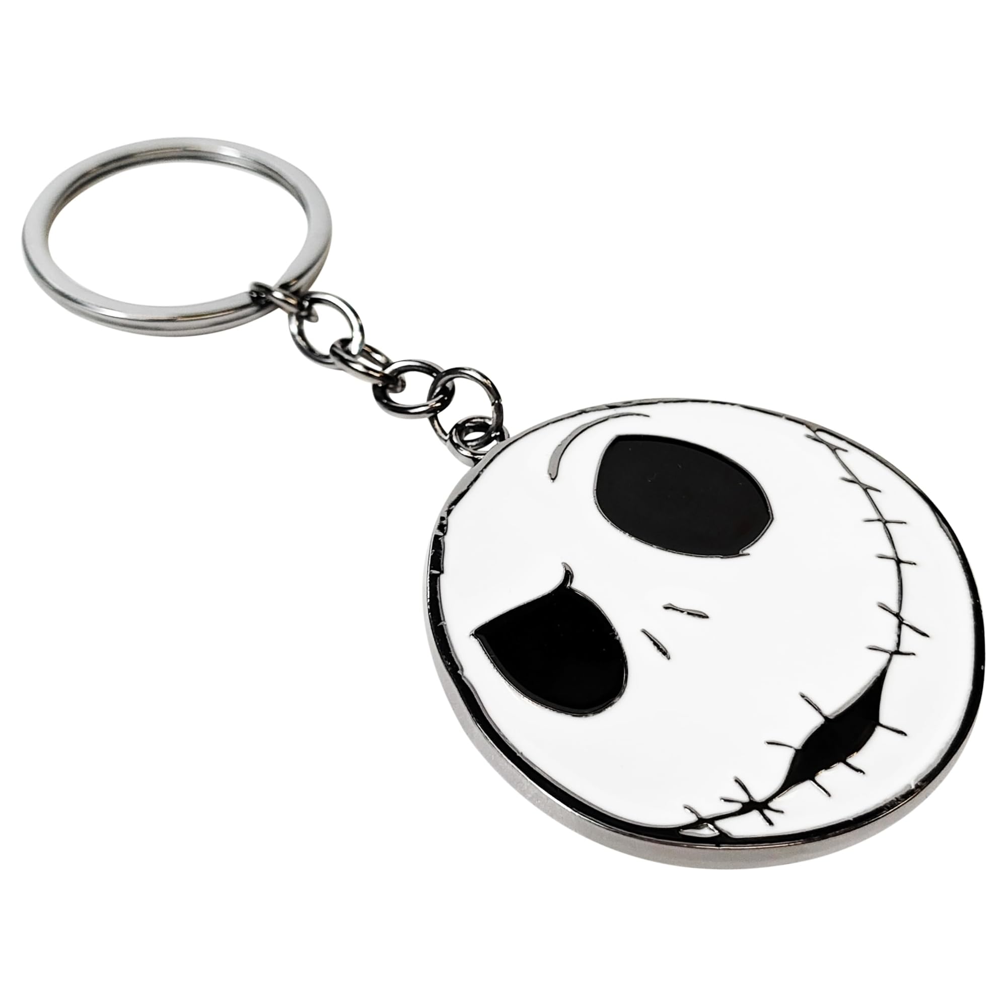 LUV HER Disney Themed Keychain - Metal, Durable, Lightweight, Nightmare Before Christmas Character Charm Jack Skellington Keychain, Ages 3+ - LuvHer Shop