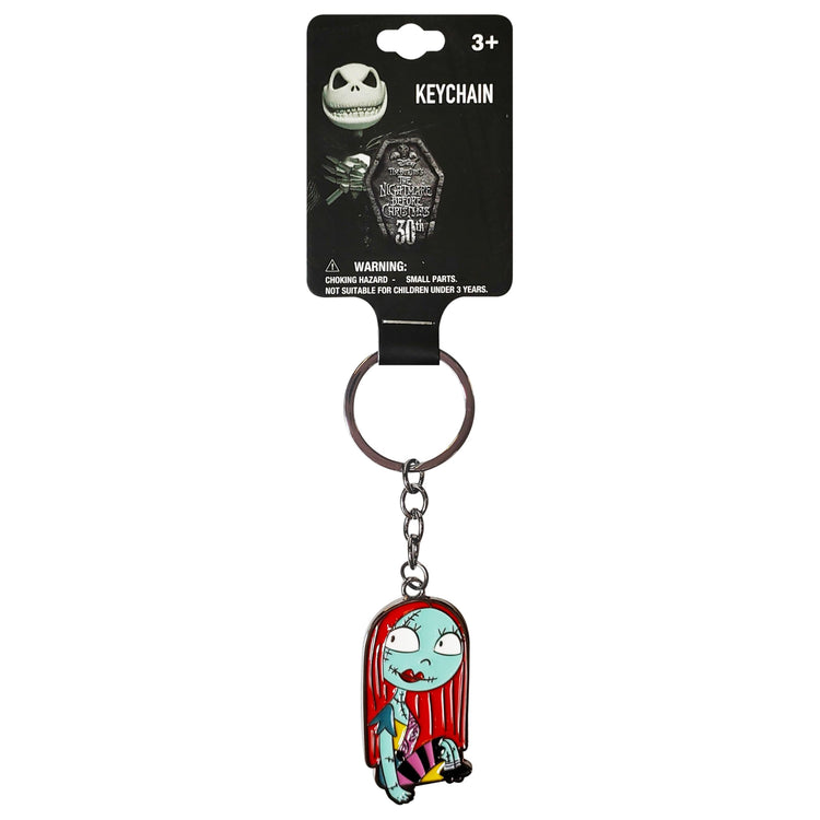 LUV HER Disney Themed Keychain - Metal, Durable, Lightweight, Nightmare Before Christmas Character Charm Sally Keychain, Ages 3+ - LuvHer Shop