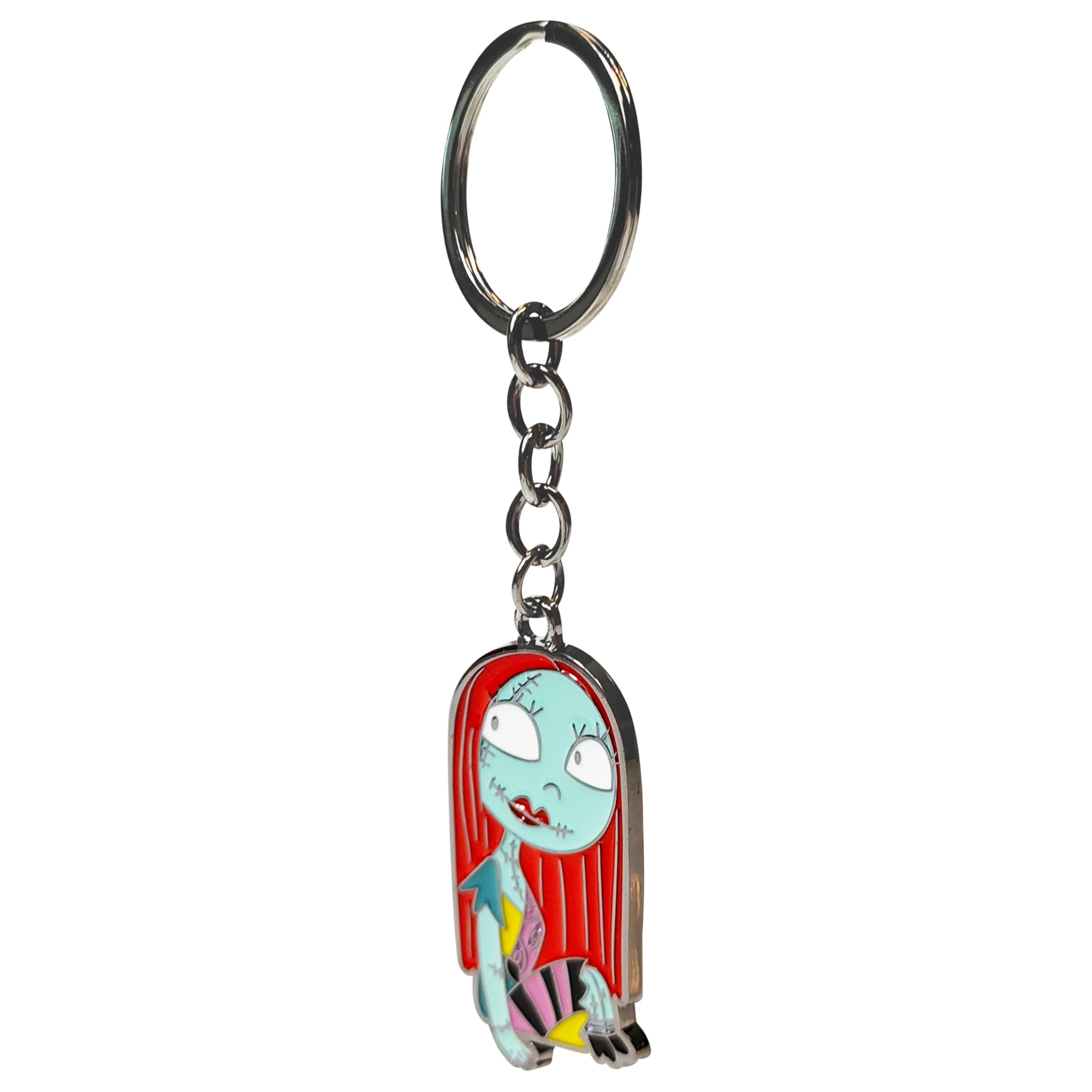 LUV HER Disney Themed Keychain - Metal, Durable, Lightweight, Nightmare Before Christmas Character Charm Sally Keychain, Ages 3+ - LuvHer Shop