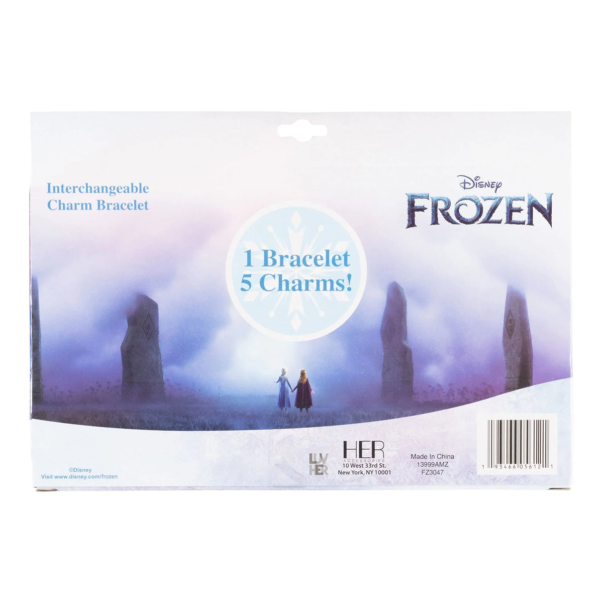 Frozen "Add A Charm" Toy Bracelet and Costume Jewelry Box Set