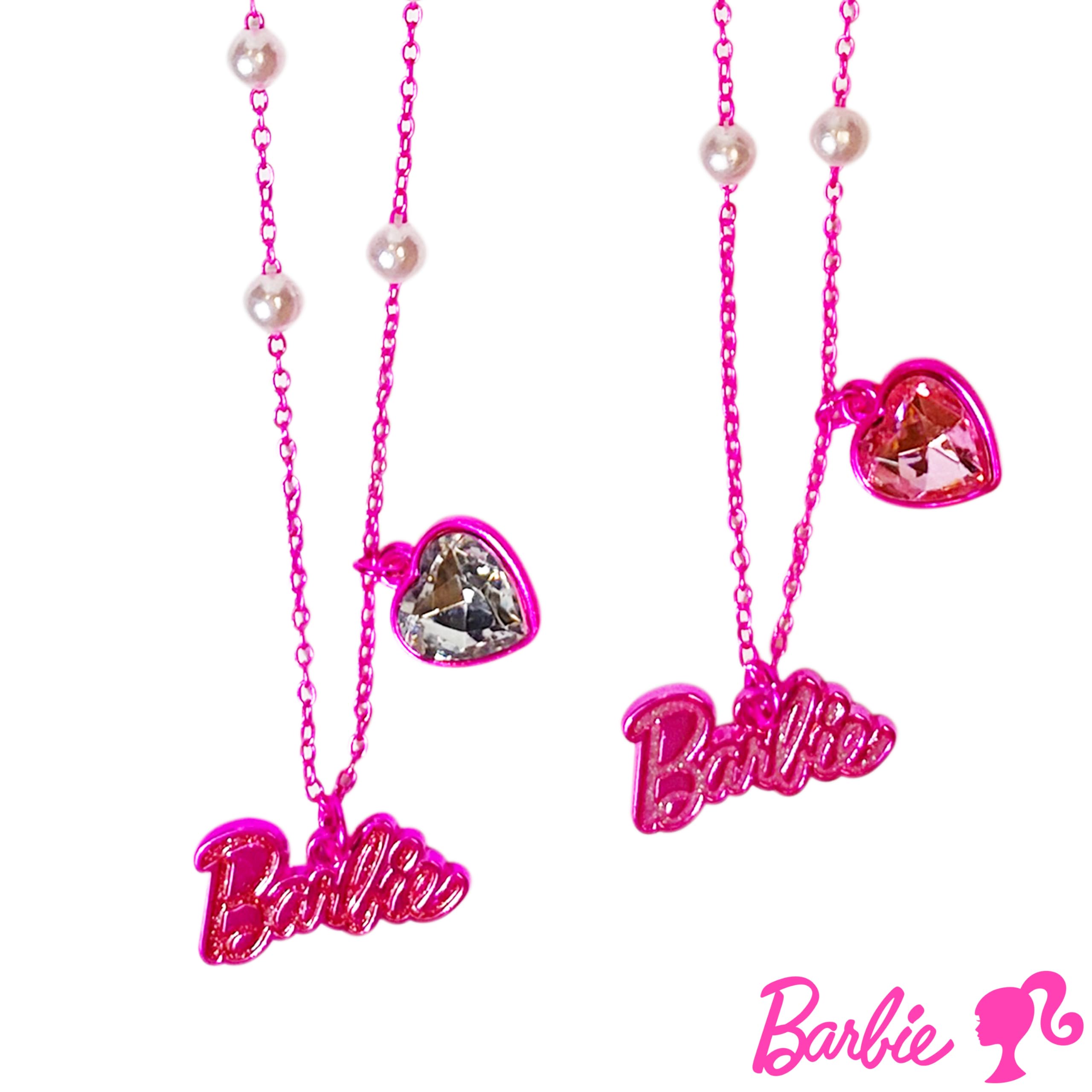 LUV HER Barbie Accessories Premium BFF Necklaces - Barbie Better Girls Jewelry - one Barbie for you one for your BFF - Ages 3+ - LuvHer Shop