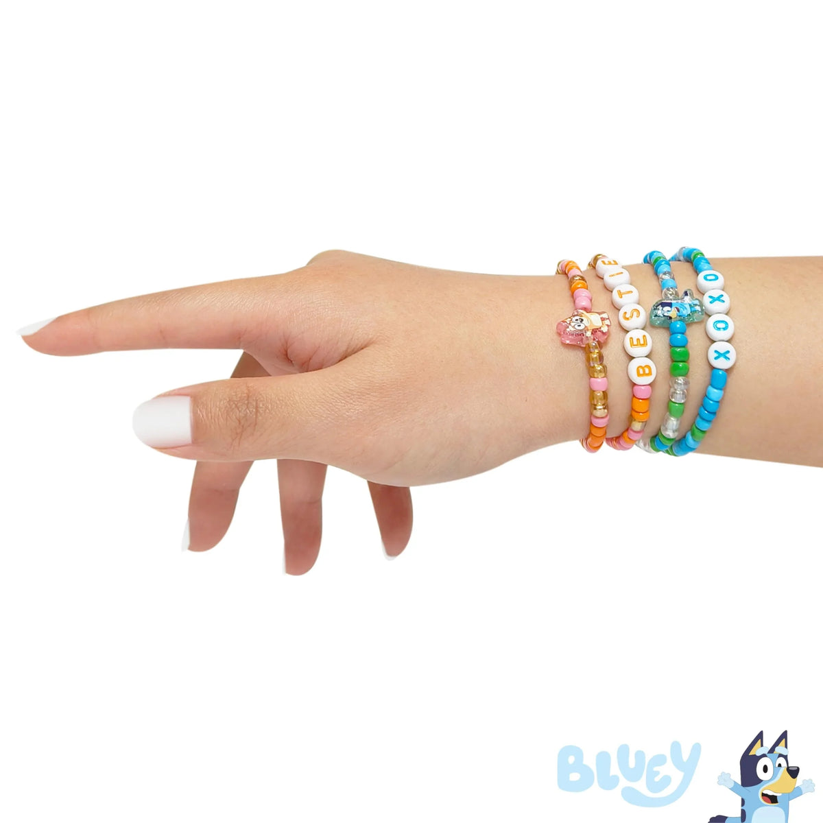 Bluey Beaded Friendship Bracelet Set
