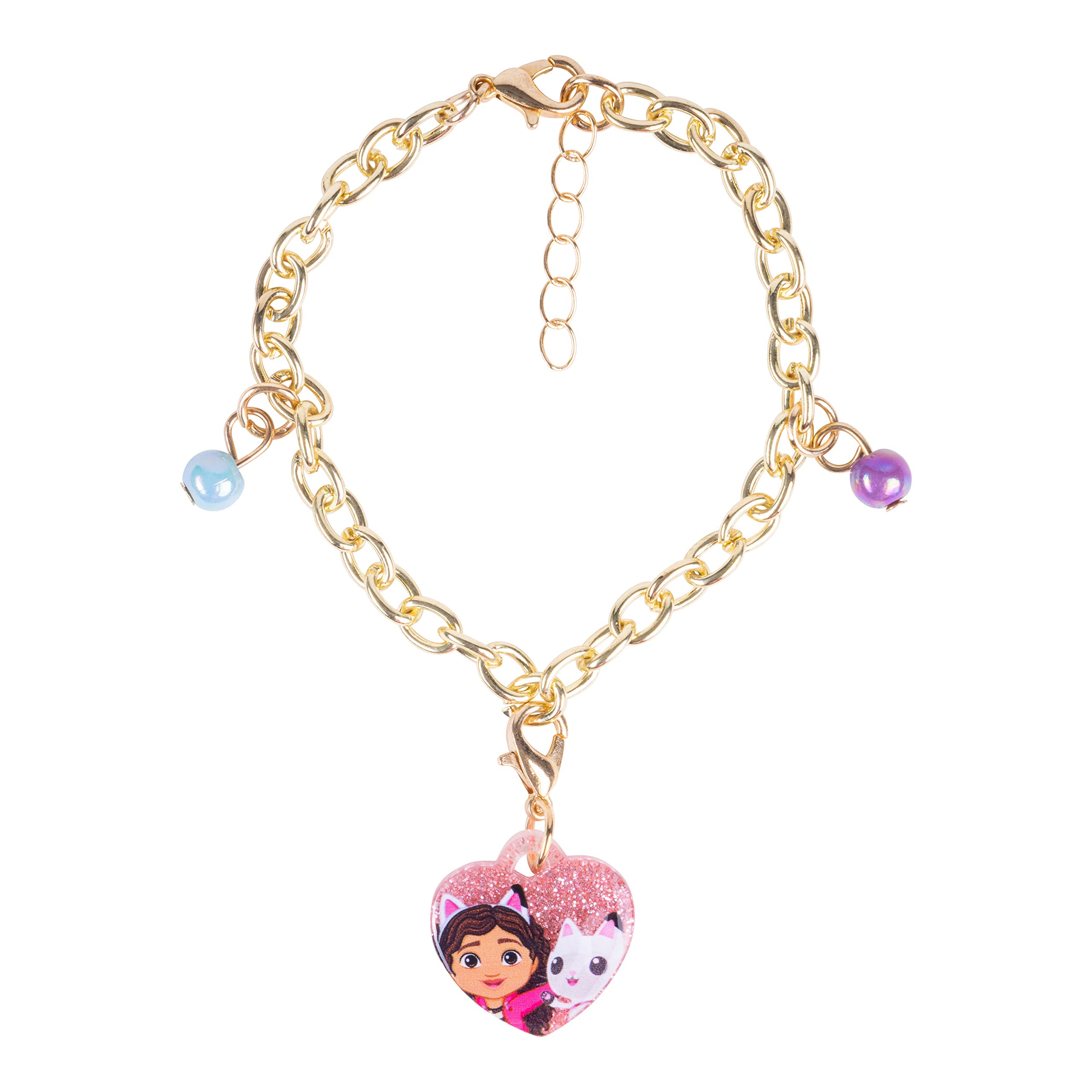 LUV HER Gabbys Dollhouse Girls Add A Charm Toy Bracelet and Costume Jewelry Box Set with 1 charm bracelet & 5 interchangeable charms - Ages 3+ - LuvHer Shop