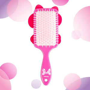 Disney Minnie Mouse Hair Brush - Hair Accessories for Girls - Disney Kids Brush - Red Minnie Portrait Brush with White Polka Dots Ages 3 + - LuvHer Shop