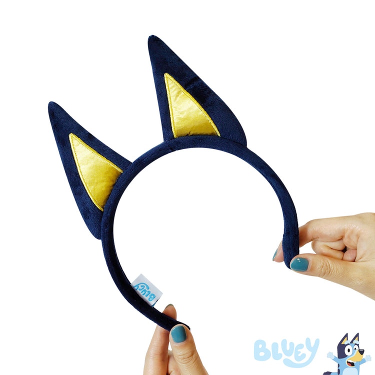 LUV HER Bluey Party Supplies - 4pc Animal Costume Ears Headband, Plush Soft Ears, Elastic Family Headbands for Halloween, Birthday, Play Day - LuvHer Shop