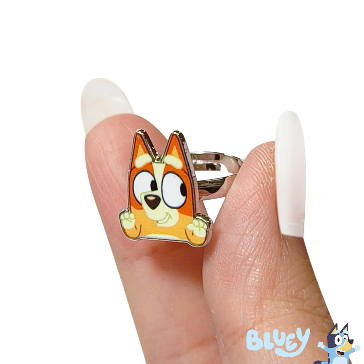 Bluey Bingo adjustable ring for girls, cute cartoon jewelry on hand, LuvHer Shop