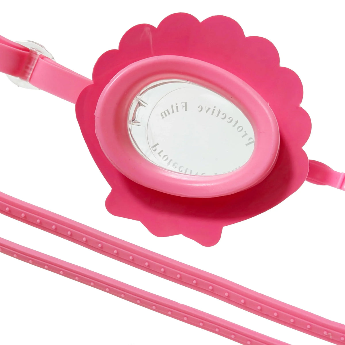 Barbie Shell Swim Goggles for girls with pink adjustable strap from LuvHer Shop