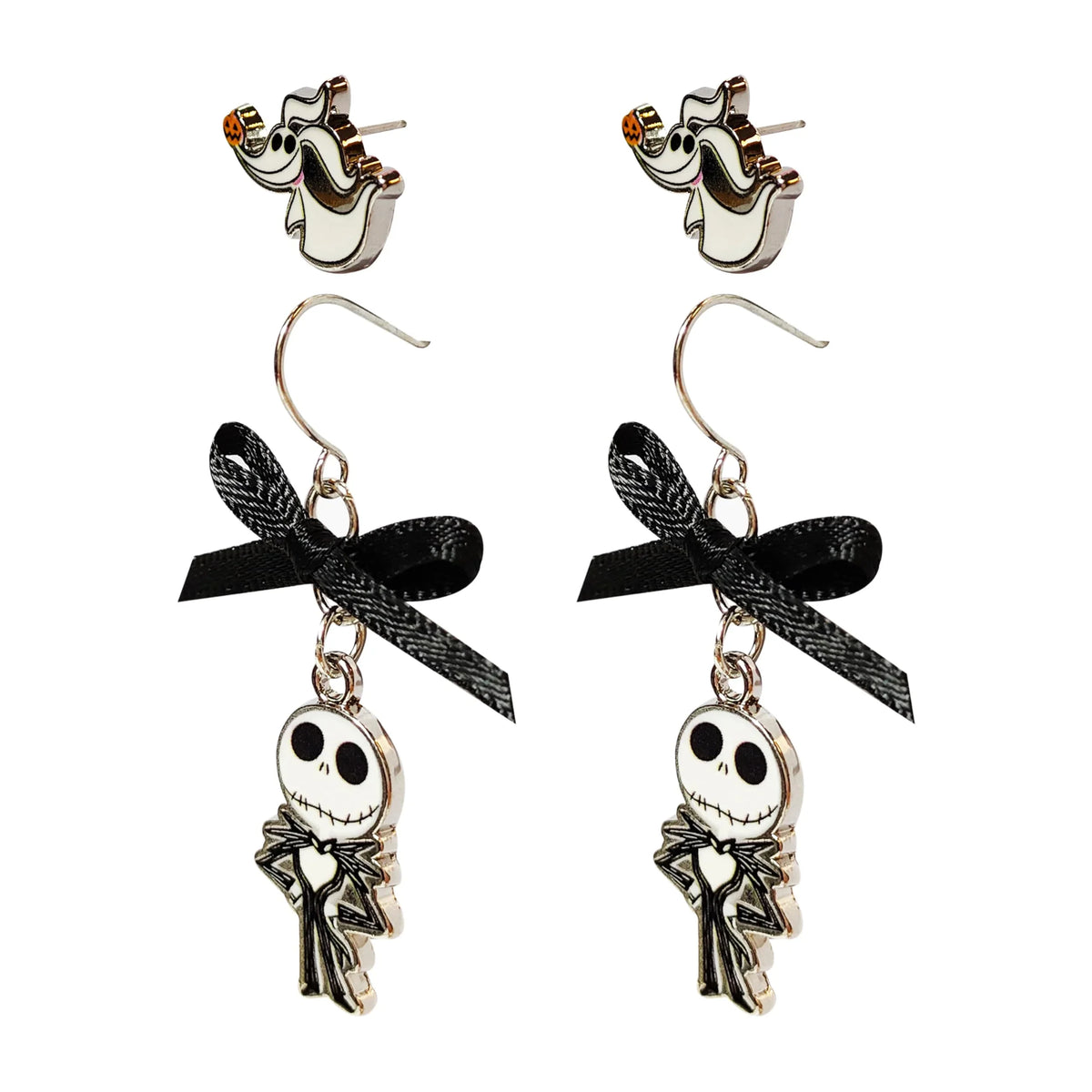 Jack Skellington Gothic Jewelry: 2 Hypoallergenic Earrings...