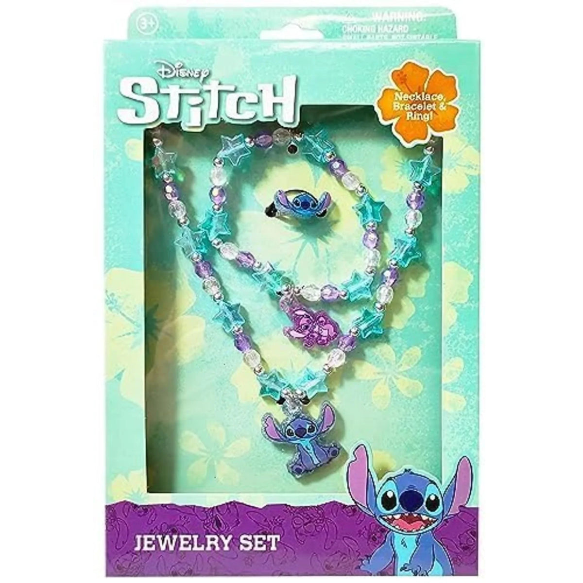 Stitch Play Jewelry Set 3 Piece Princess Toys - Jewelry Set