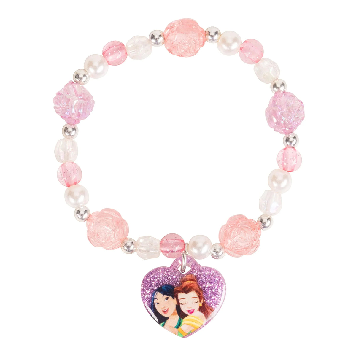 Disney Princess - Girls Play Jewelry Set with Beaded Necklace