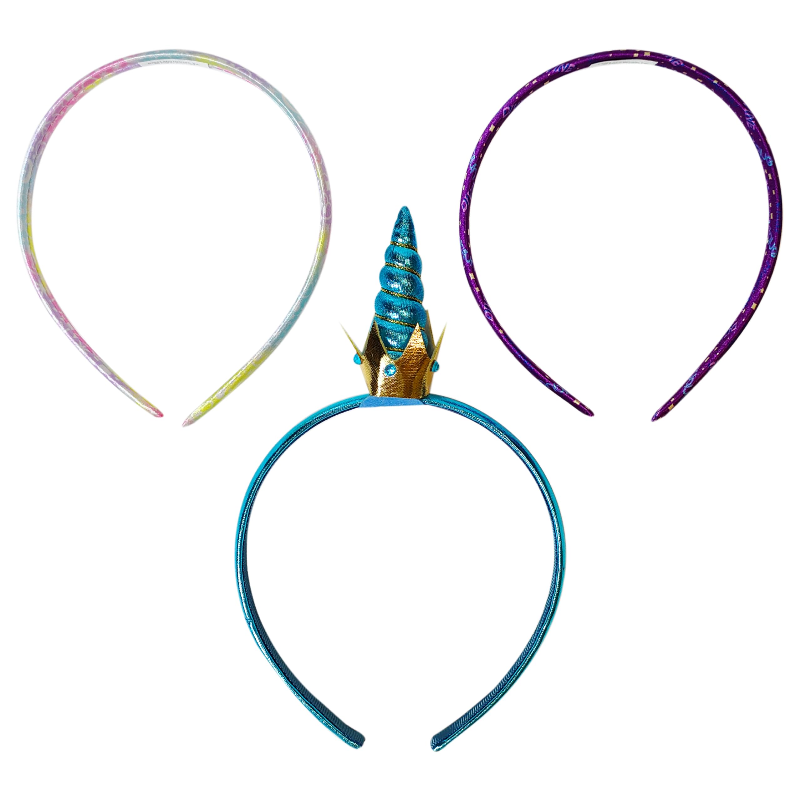 3-Piece Unicorn Headband Set for Girls – Fun Costume Accessories with Unicorn Horn & Crown - LuvHer Shop