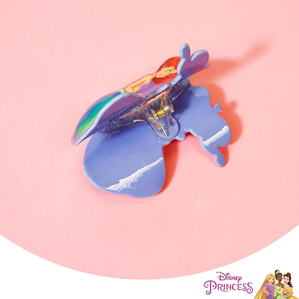 Disney Princess Ariel hair claw clip for girls on pink background, LuvHer Shop accessory