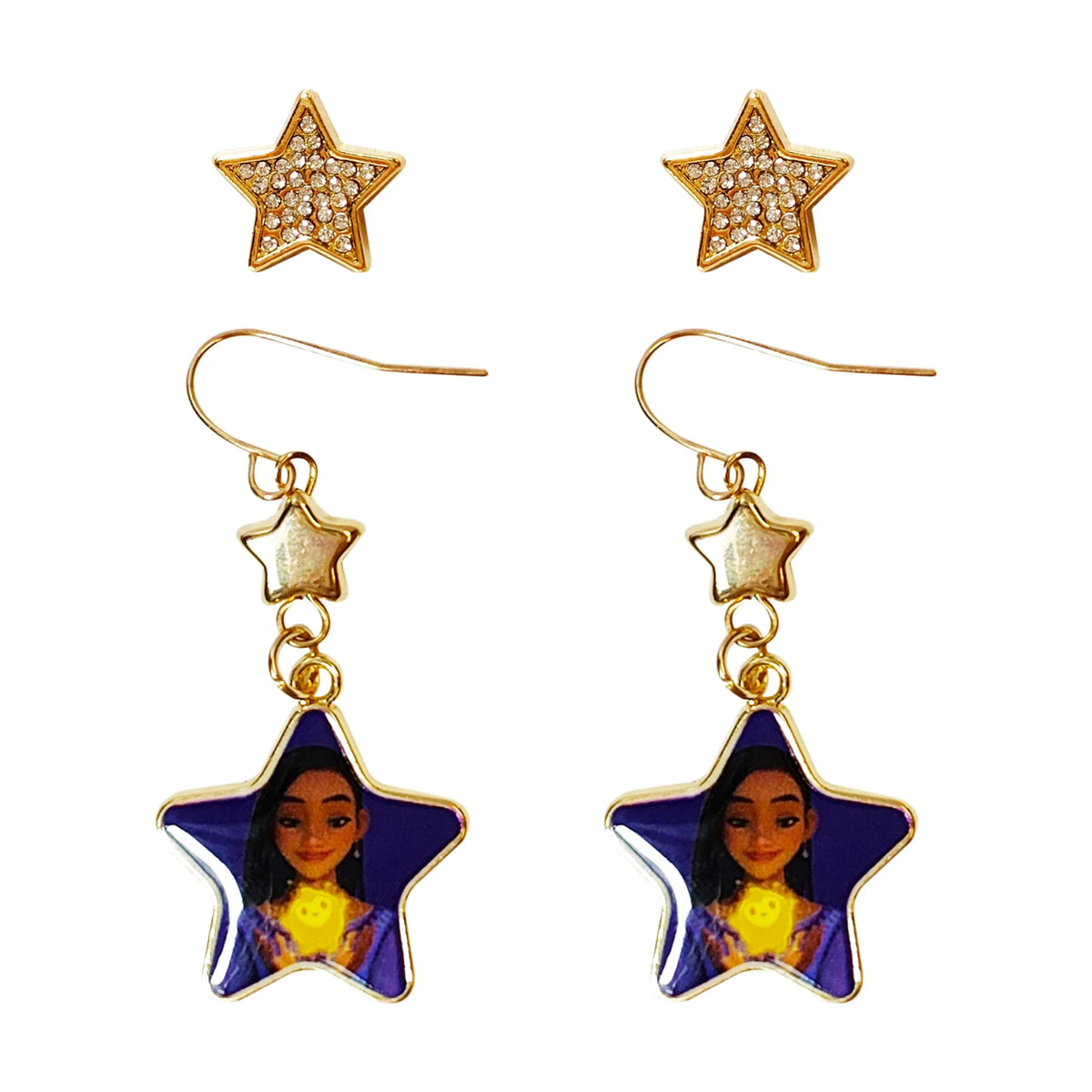 Disney Wish Earrings Set - 2 Pack