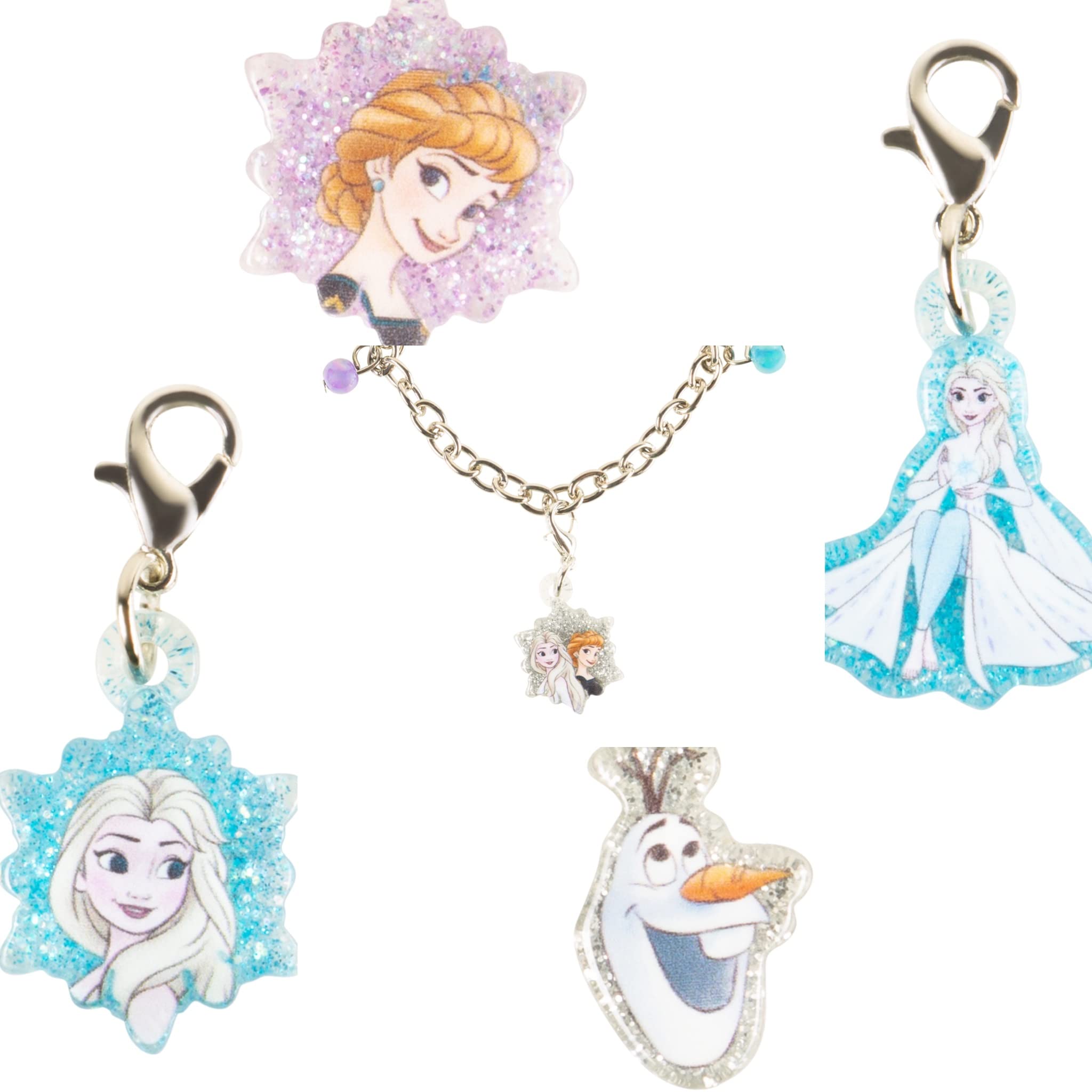 LUV HER Frozen Add A Charm Toy Bracelet and Costume Jewelry Box Set with 1 charm bracelet & 5 interchangeable charms - Ages 3+ - LuvHer Shop