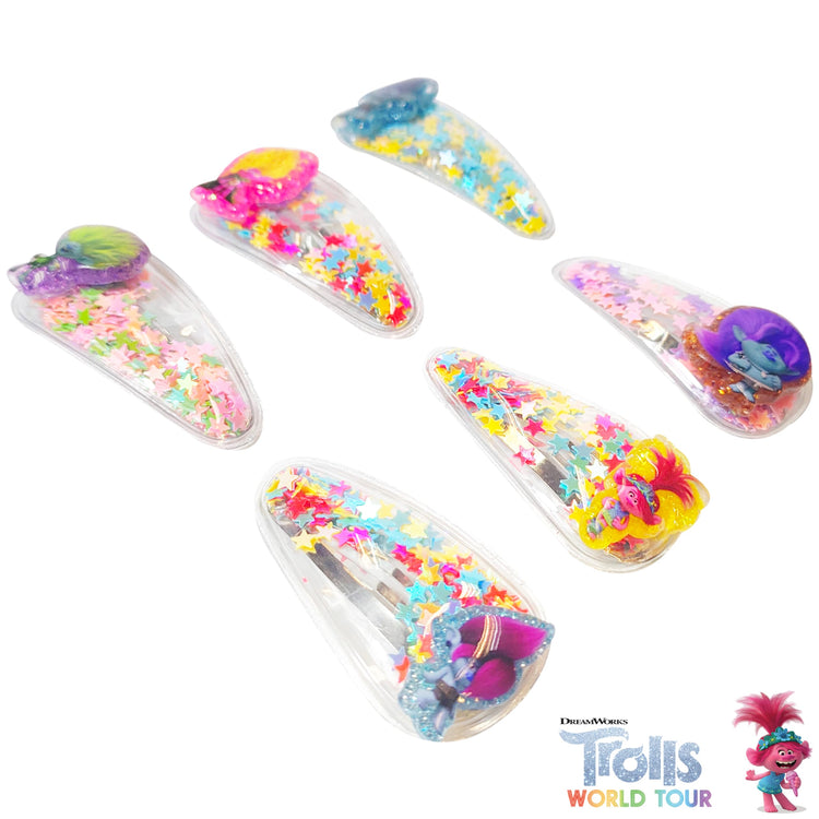 Luv Her Magical Confetti Hair Clips for Kids - 6pc Cute Character Charms Hair Accessories with Favorite Luv Her Characters, Ages 3+ - LuvHer Shop