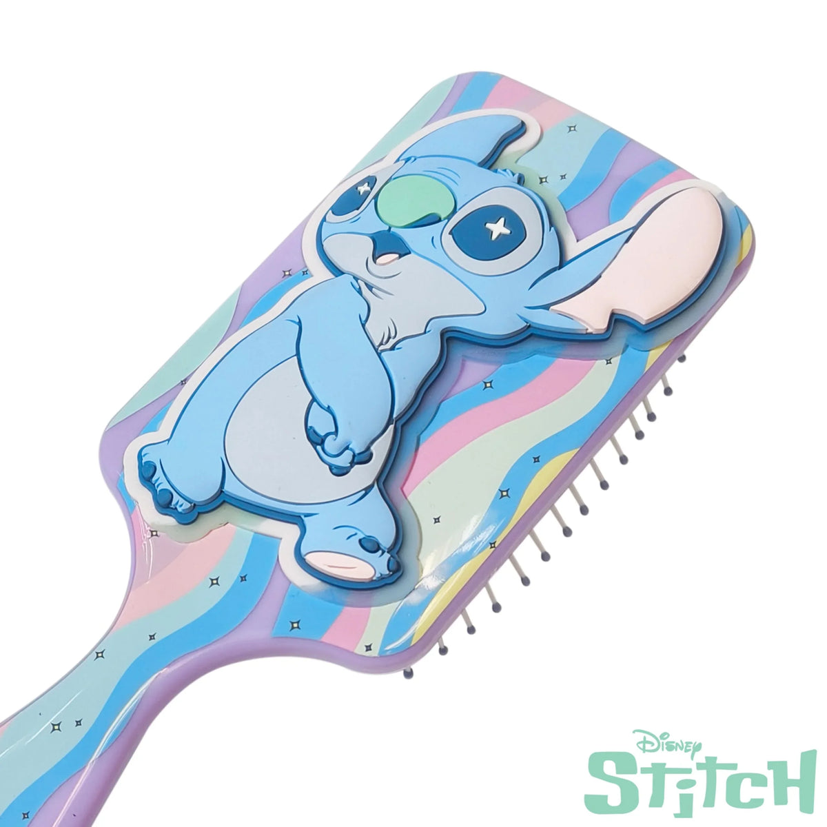 Kids’ Detangling Hair Brush – Fun The Stitch Design, Gentle...