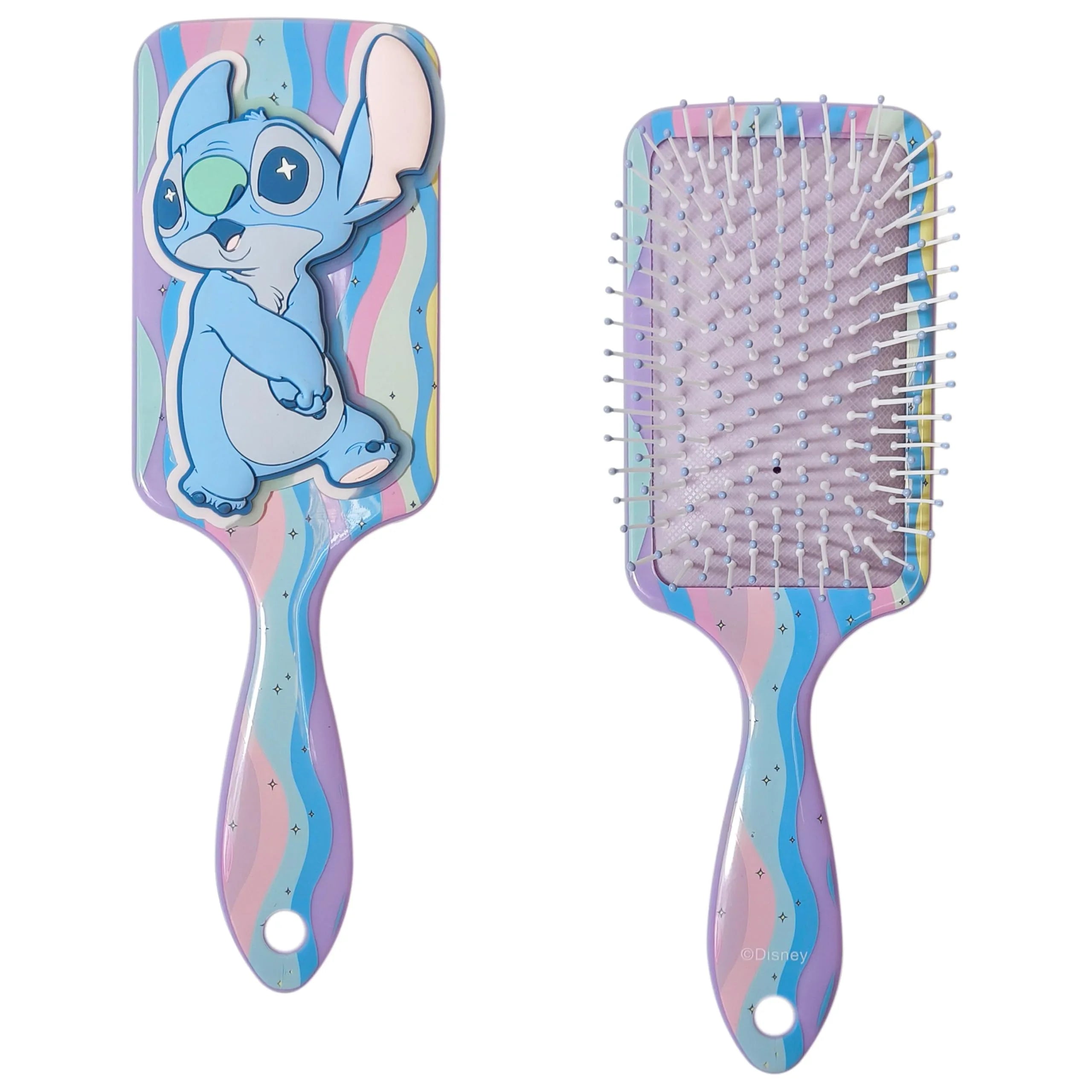 Kids’ Detangling Hair Brush – Fun The Stitch Design, Gentle...