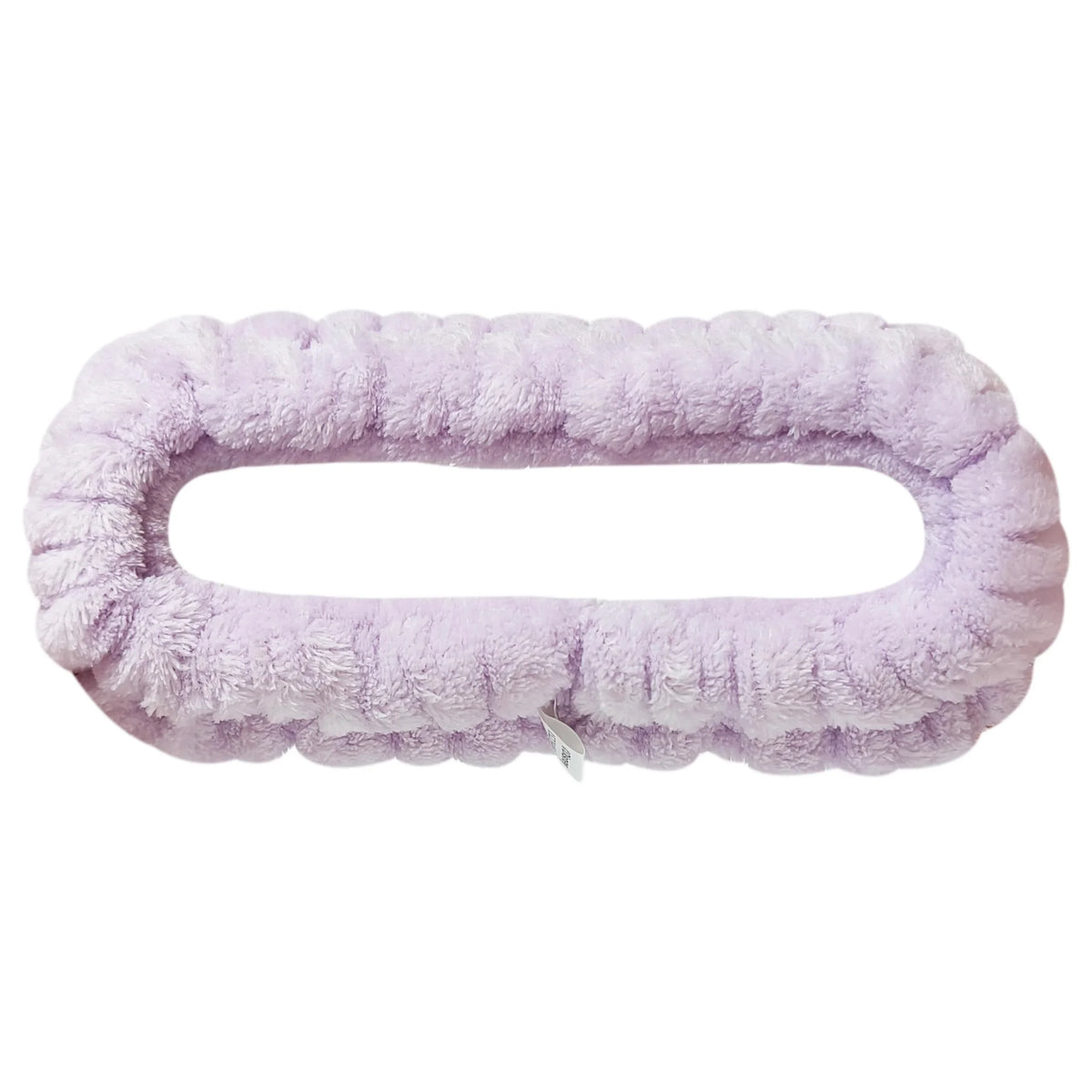LuvHer Shop Lilac Plush Headband soft girls' hair accessory against white background