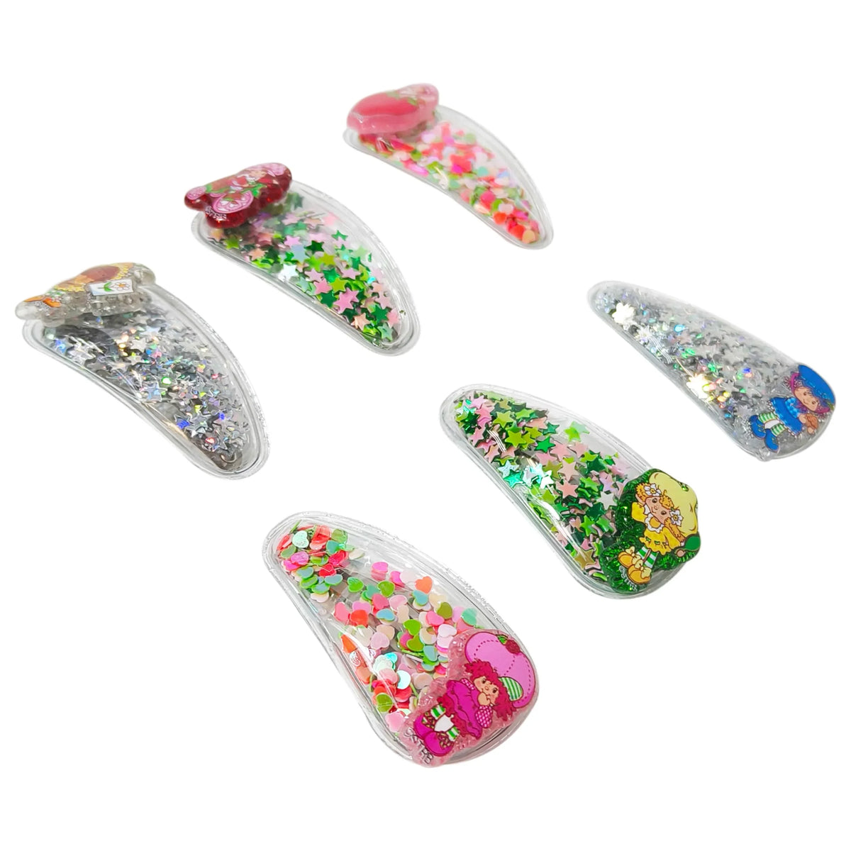 Strawberry Shortcake Hair Accessories for Girls – 6pc Cute...