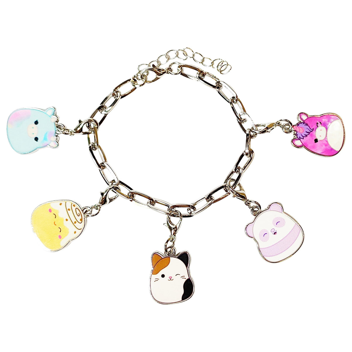 Squishmallows Girls "Add a Charm" Toy Bracelet SEt