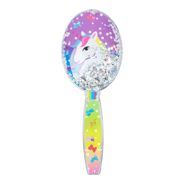 Jojo Siwa Unicorn Girls Confetti Hair Brush, Rainbow Color, Ages 3+ - LuvHer Shop