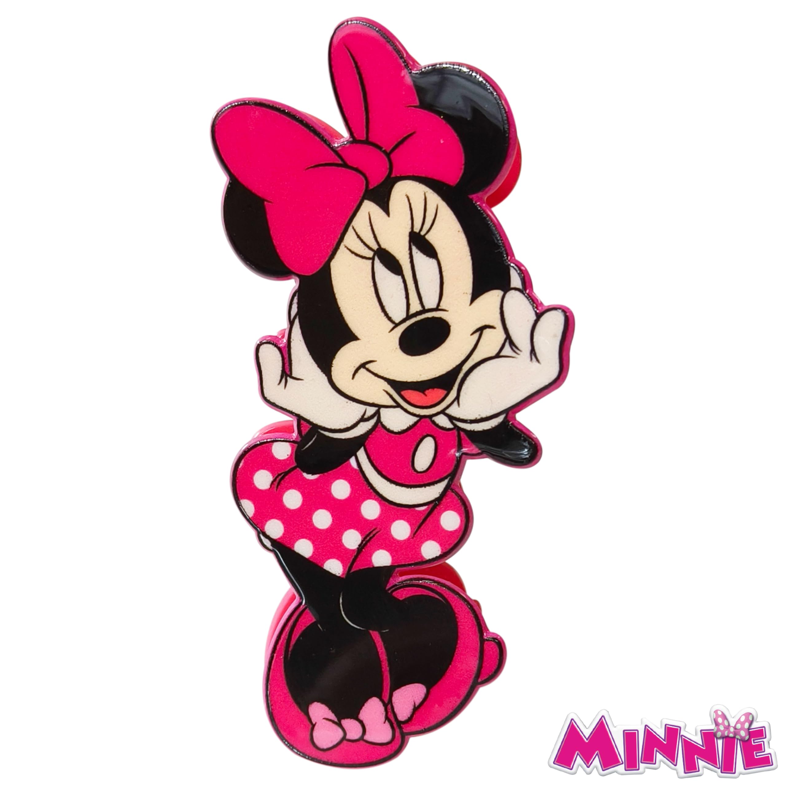 LUV HER Glam Up Your Look with Butterfly Hair Clip - One Cute Hair Clip with Your Favorite Disney Minnie Character with Soft Claw Clips - Ages 3+ - LuvHer Shop