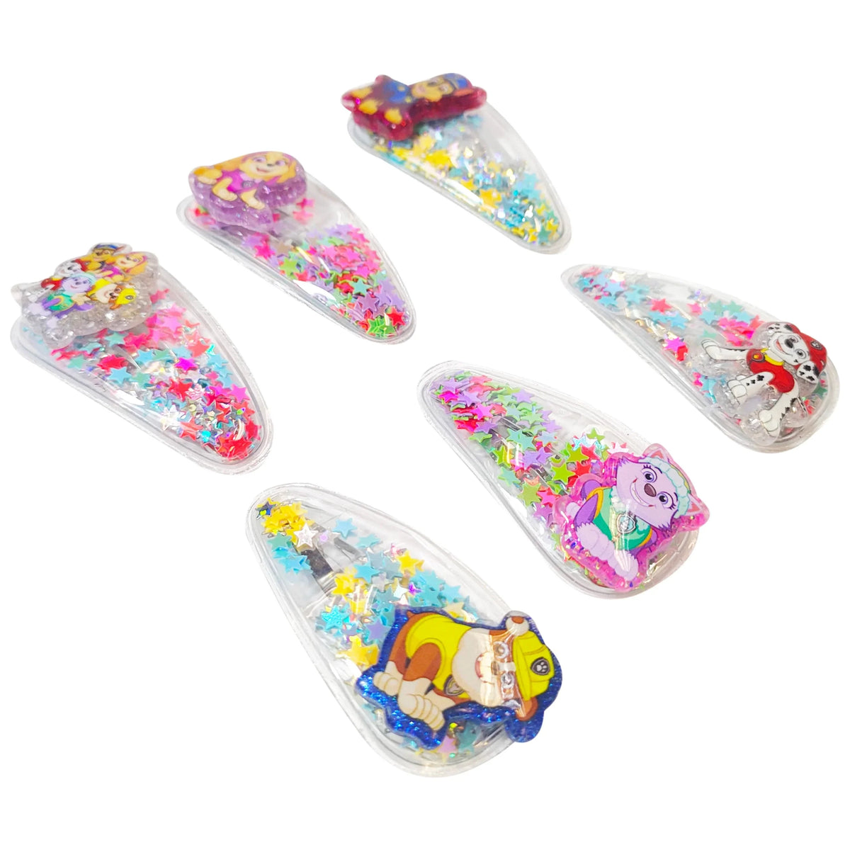 Paw Patrol Toys 6 pc. Cute Hair Clips For Girls