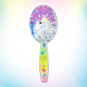 Jojo Siwa Unicorn Girls Confetti Hair Brush, Rainbow Color, Ages 3+ - LuvHer Shop