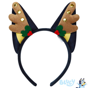 LUV HER Christmas Bluey Ears Reindeer Antler Plush Headband, Ages 3+ - LuvHer Shop