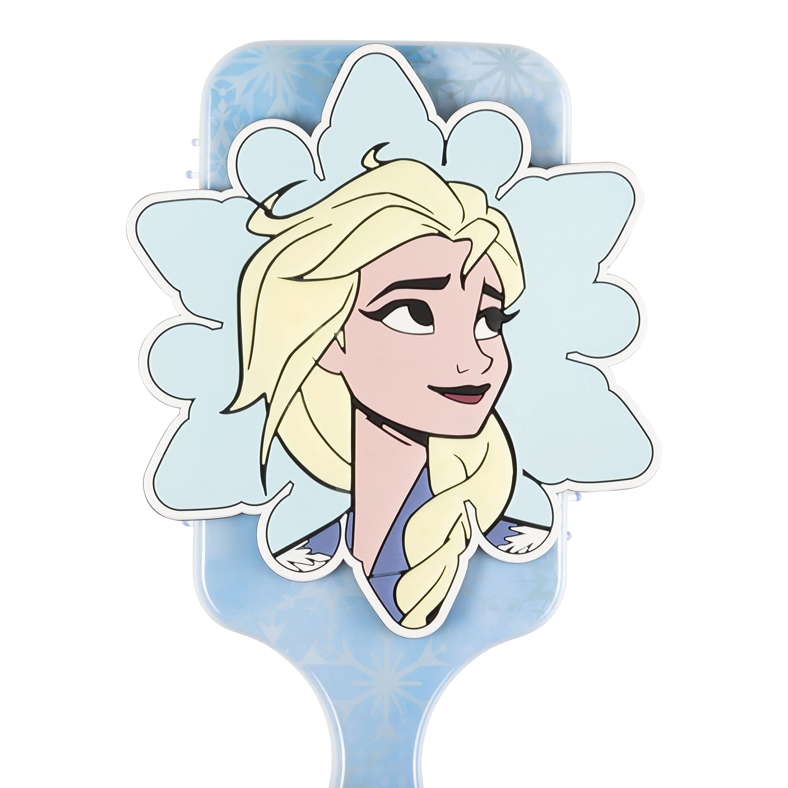 Princess Elsa Hair Brush From Disney - Strong Handle With a Strong Handle & Soft Bristles on a Soft Cushion - Large Detangling Brush for Wet or Dry Hair Curley Thick Long Short AGES 3+ - LuvHer Shop