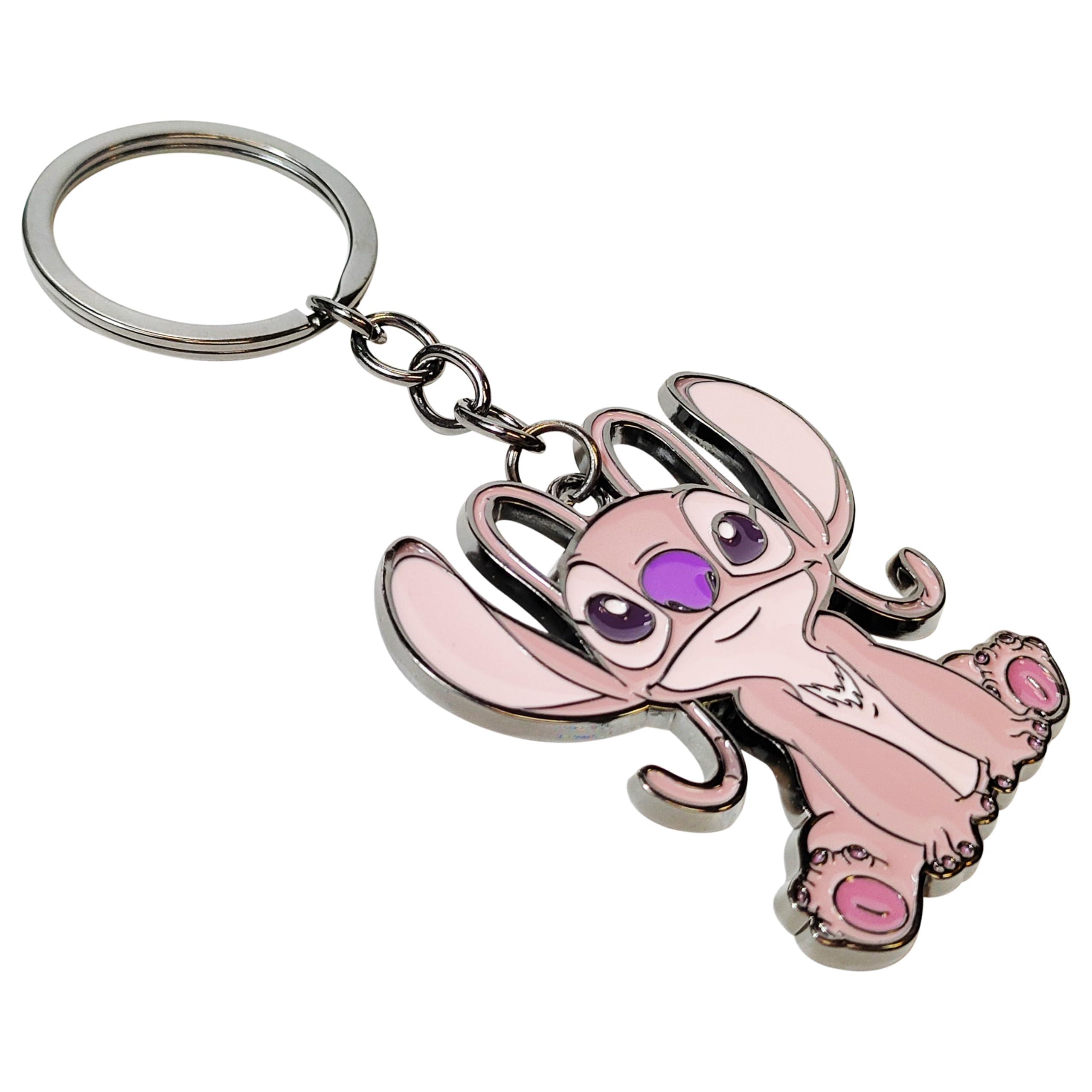 Disney Themed Keychain - Metal, Durable, Stitch Character...