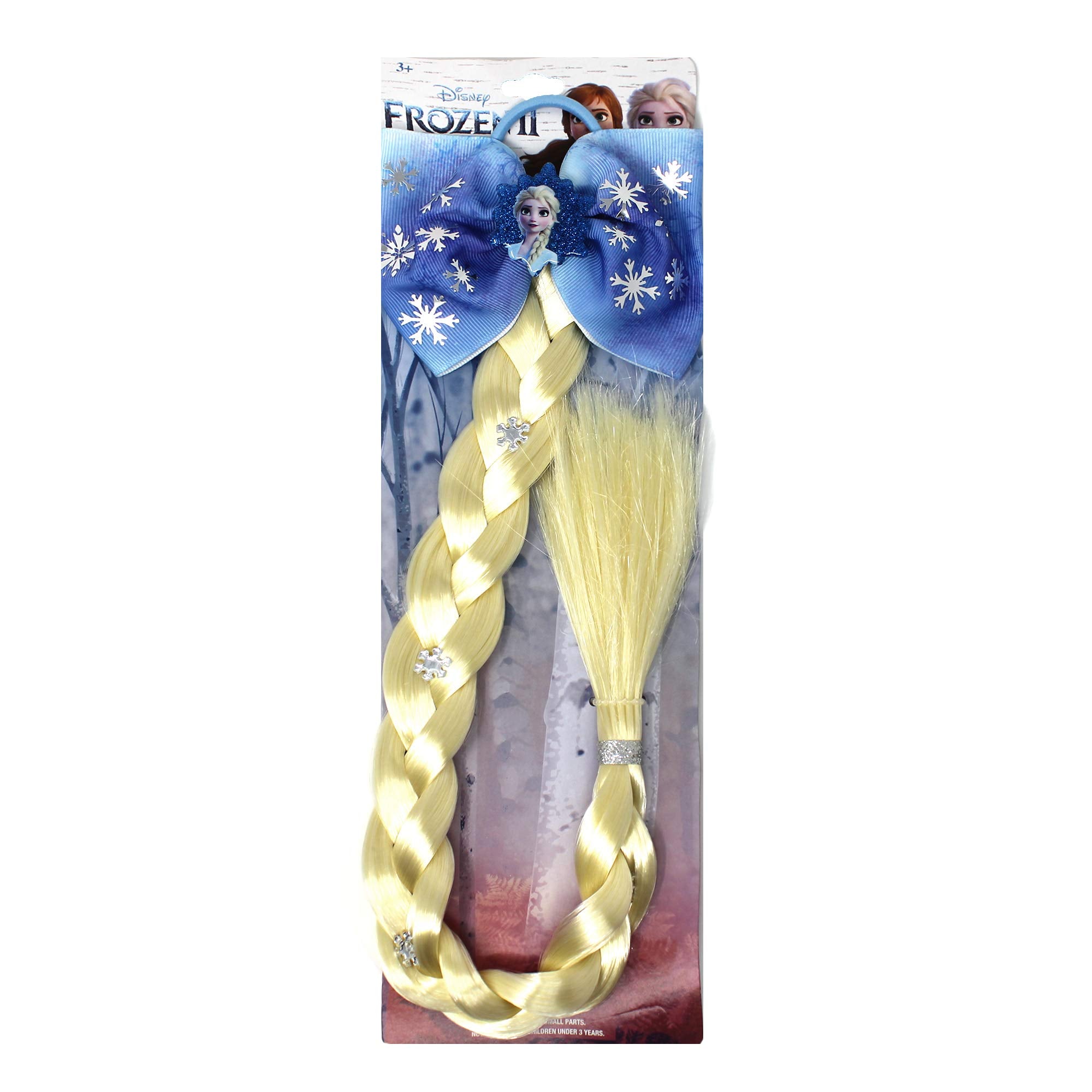 LUV HER Frozen 2 Girls Queen Elsa Faux Hair Braid with Bow - LuvHer Shop