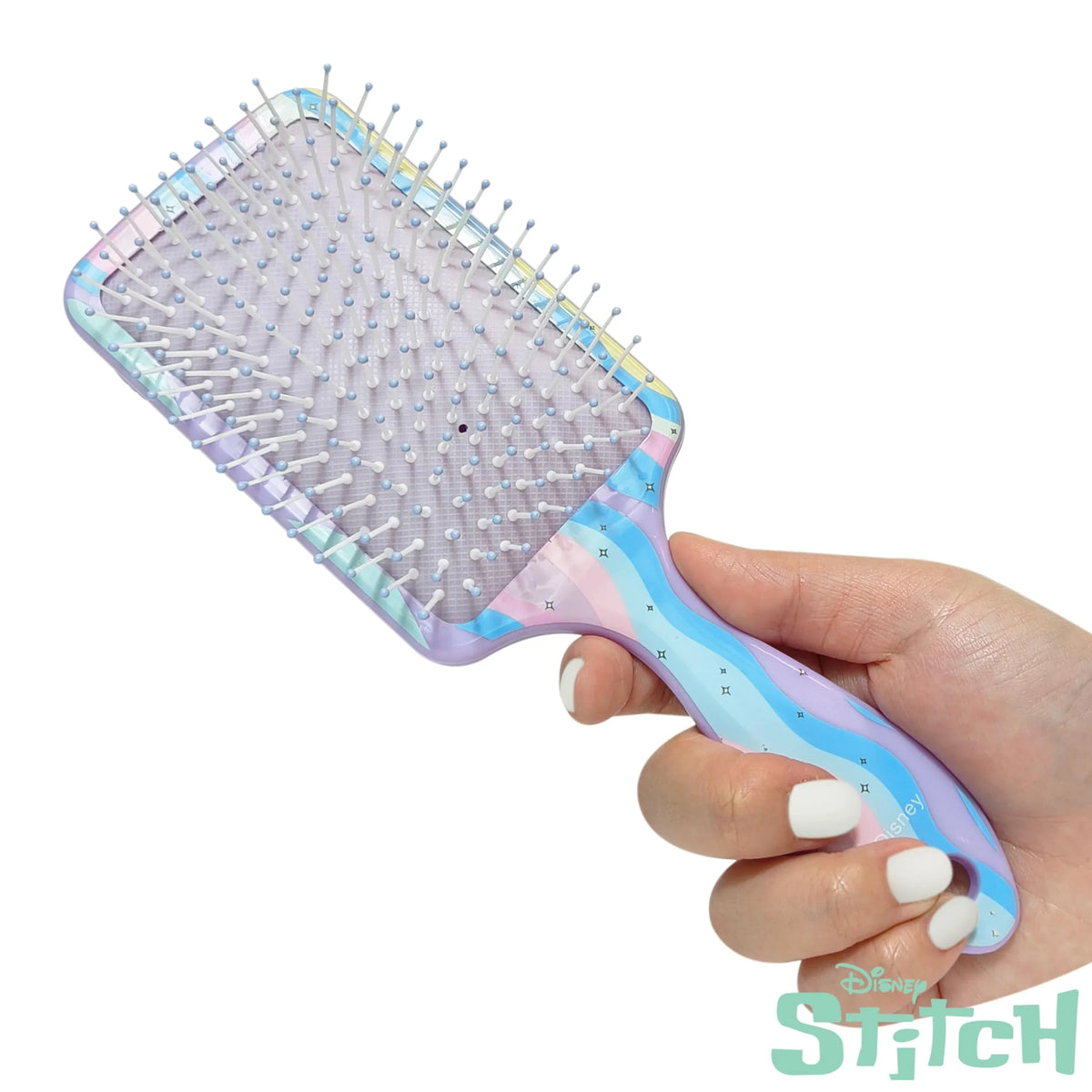 Kids’ Detangling Hair Brush – Fun The Stitch Design, Gentle...