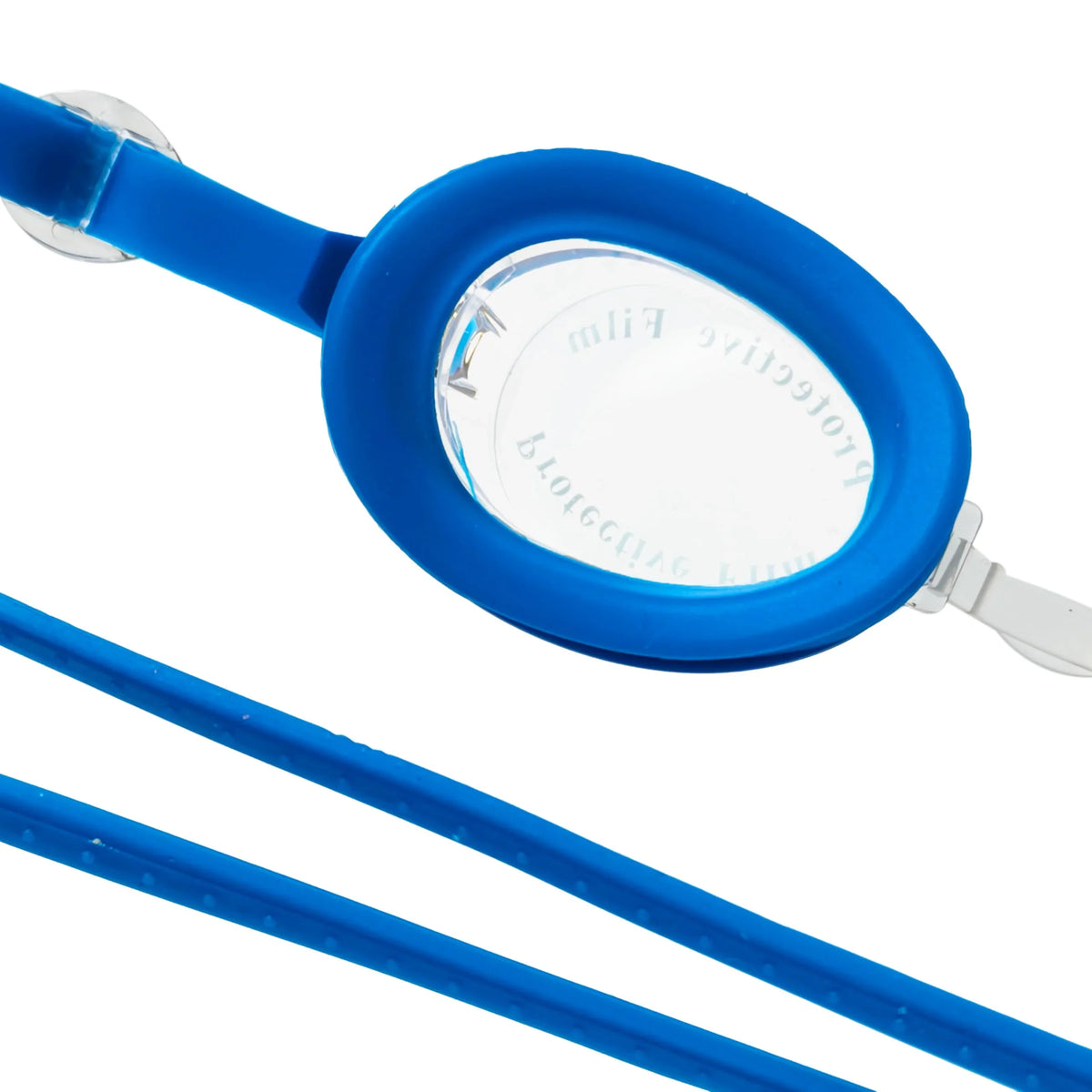 LuvHer Shop Bluey Swim Goggles with blue straps and clear lenses for girls