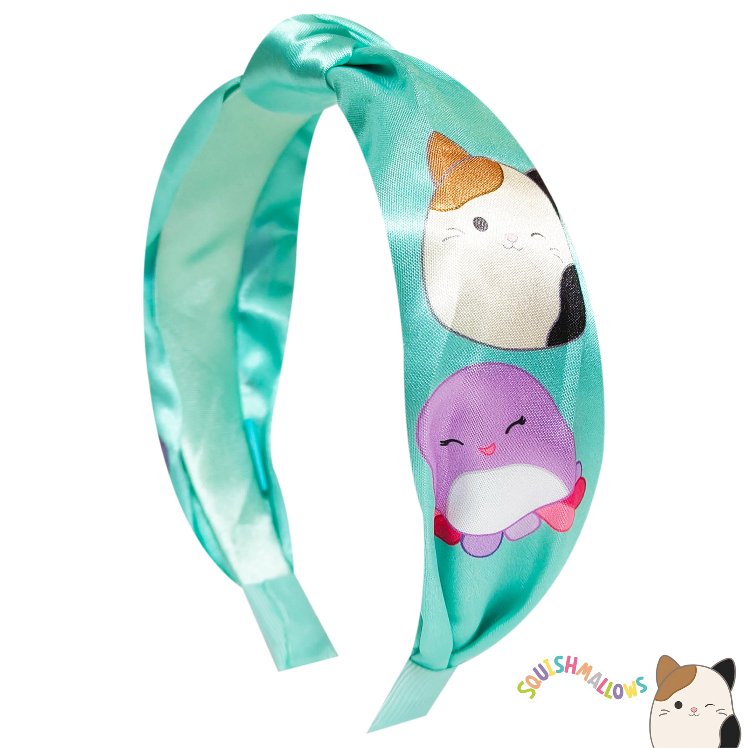 LUV HER Squishmallows Licensed Knotted Headband - Thick Headbands For Girls - One Size Fit All - Hair Accessories For Her Ages 3+ - LuvHer Shop