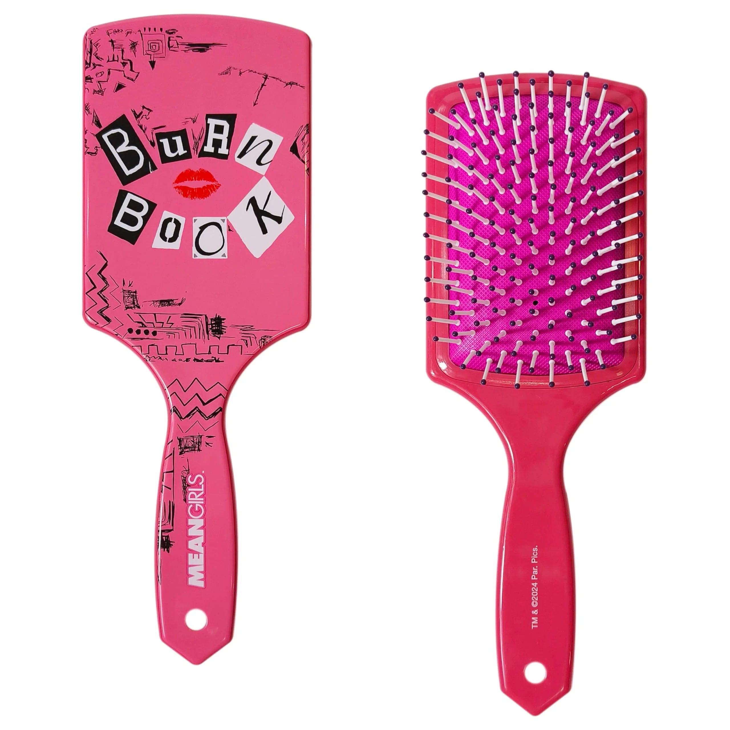 Kids Hair Brush & Spa Headband Set for Girls - Features Mean...