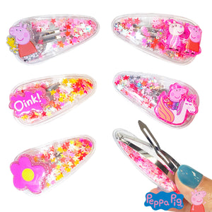 Luv Her Toys For Girls, 6pc Cute Hair Clips For Girls with Favorite Character Charms, Gifts Magical Confetti Hair Clips for Kids, Hair Accessories for Girls Ages 3+ - LuvHer Shop