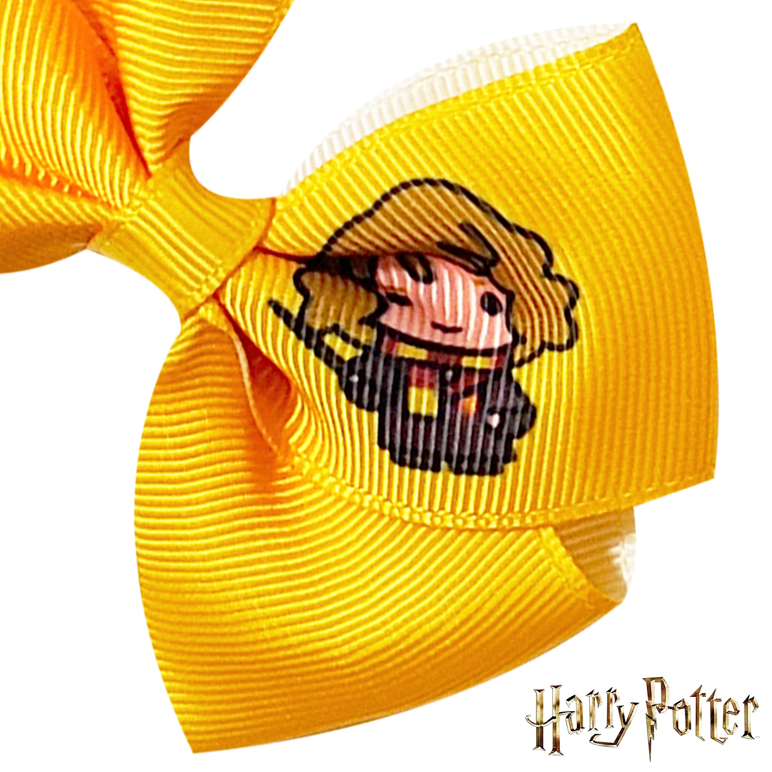 LUV HER Harry Potter Hair Bows - 7 Pcs 4 Inch Bundle - Hair Accessories Gift Set for Girls - Alligator Clips - Ages 3 + - LuvHer Shop