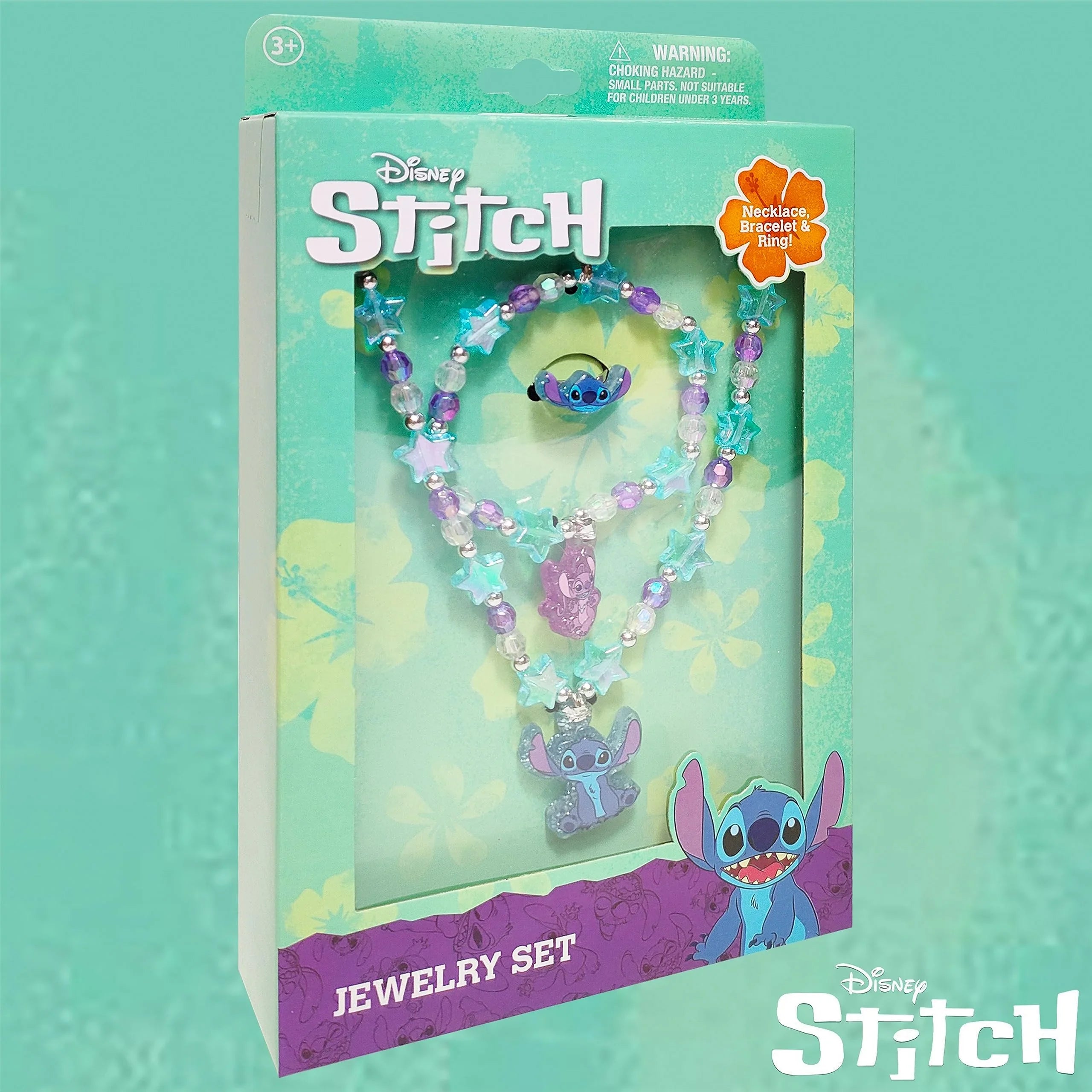 Stitch Play Jewelry Set 3 Piece Princess Toys - Jewelry Set