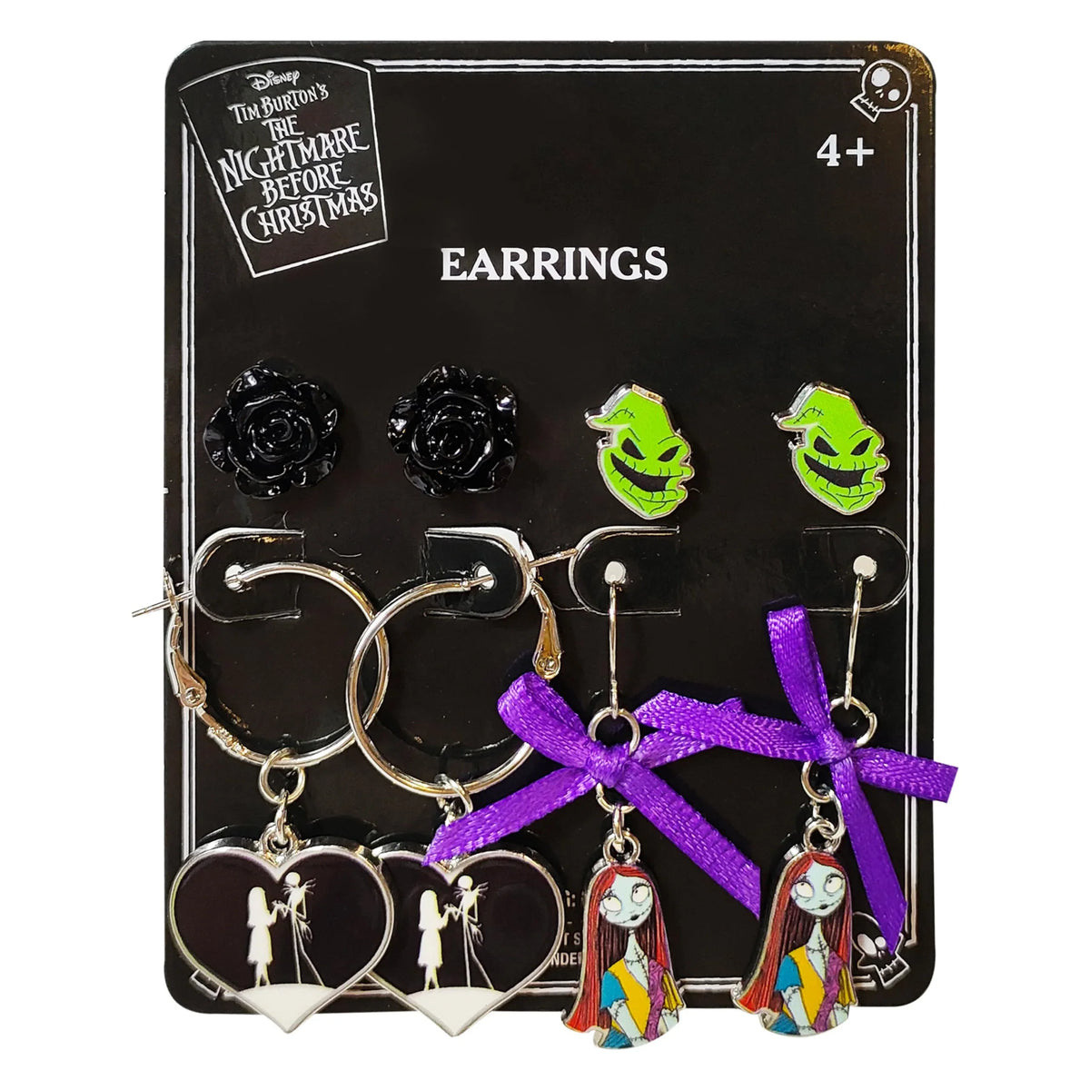 Jack Skellington Gothic Jewelry 4 Hypoallergenic Earrings for...