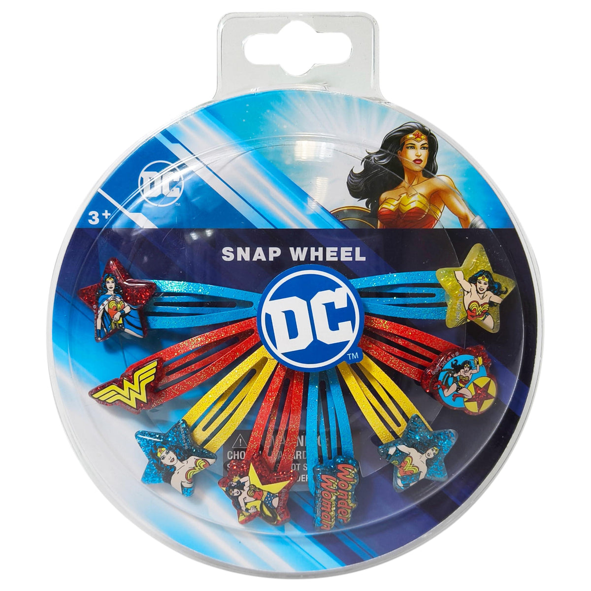 Wonder Women Snap Hair Clips - 8 pack