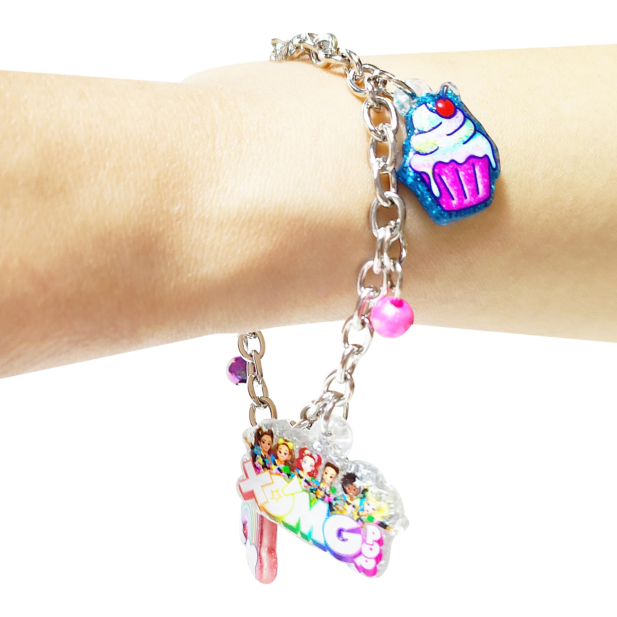 LUV HER XOMG POP 7" Bracelet with Metal Charms Ages 3+ - LuvHer Shop