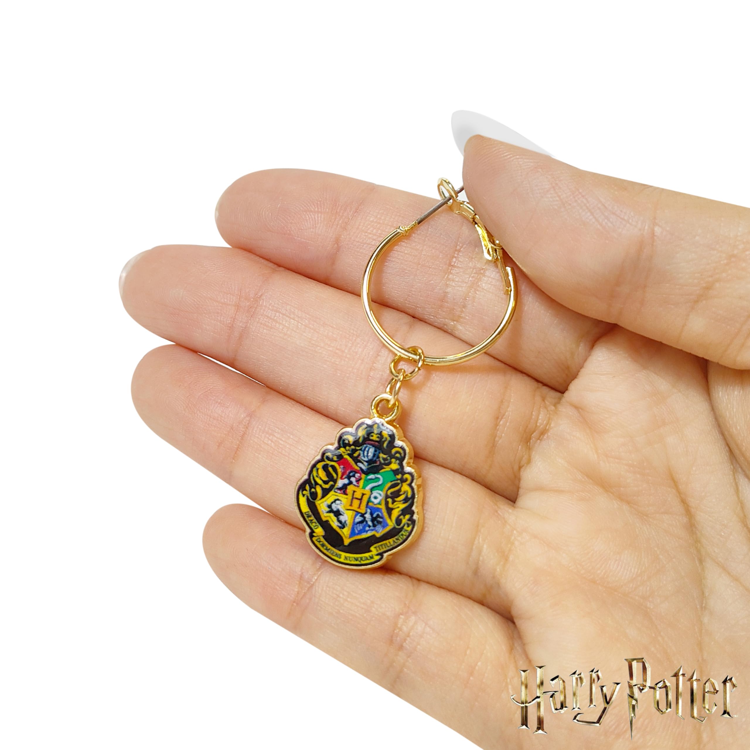 Harry Potter Earrings 2 Hypoallergenic Earrings for Girls 1 Stud Earrings 1 Fishhook Drop Earrings Sets with Charms One Size Fits All Harry Potter Jewelry for Women Harry Potter Accessories Ages 4+ - LuvHer Shop